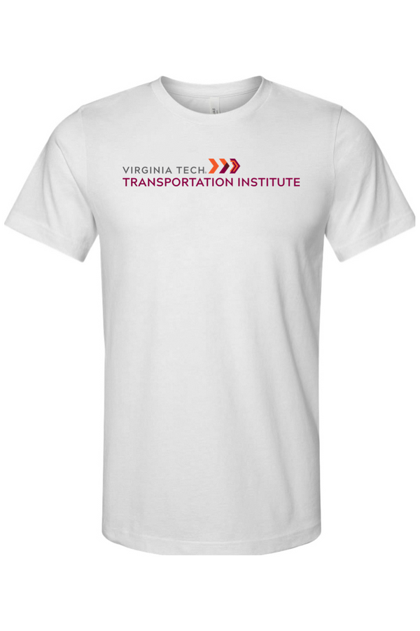 VTTI Chevron with VT Sleeve Logo: ADULT Ringspun Jersey Tee (Printed)