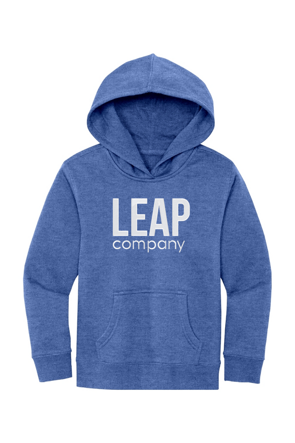Leap: YOUTH SoftSpun Fleece Hoodie (FullFront Embroidery)