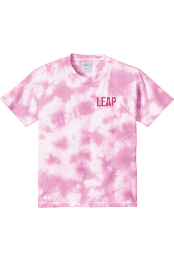 Leap: YOUTH Crystal Tie-Dye Tee (Embroidered)