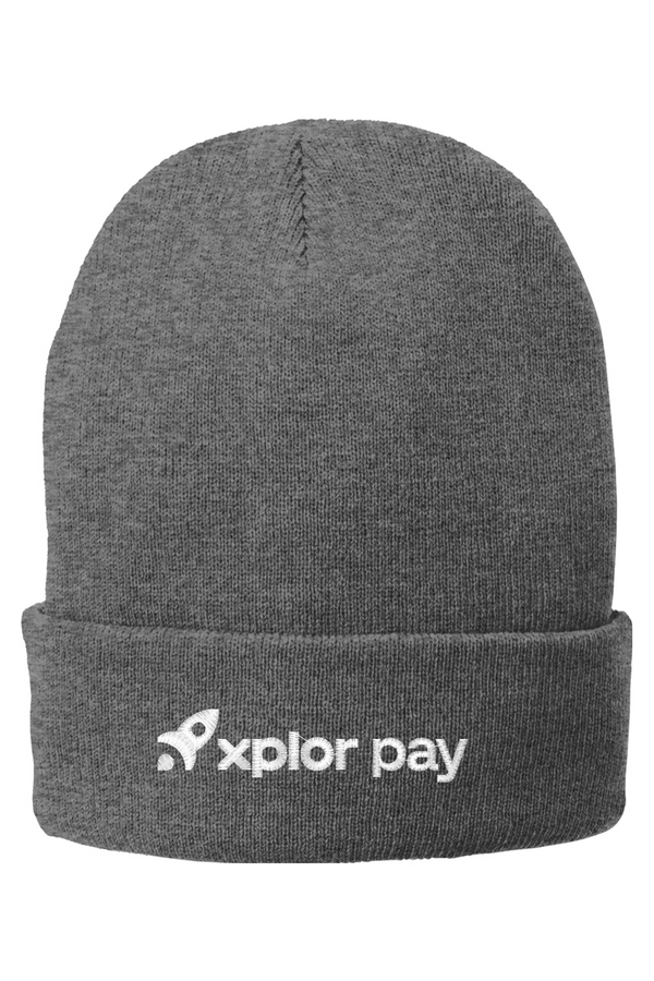 Xplor Pay: Fleece-Lined Knit Cap (Embroidered)