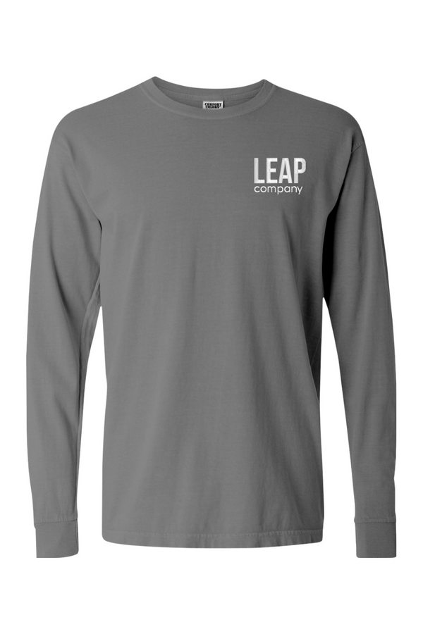 Leap: ADULT Comfort Colors Ringspun Long Sleeve T-Shirt (Embroidered)
