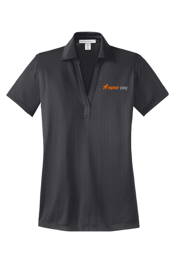 Xplor Pay: Port LADIES Fine Jacquard Performance Polo (Embroidered)