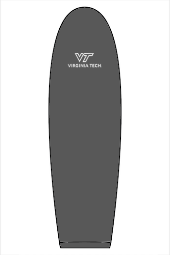 VTTI Chevron with VT Sleeve Logo: ADULT Heavy Blend Fleece Sweatshirt (FullFront Embroidery)
