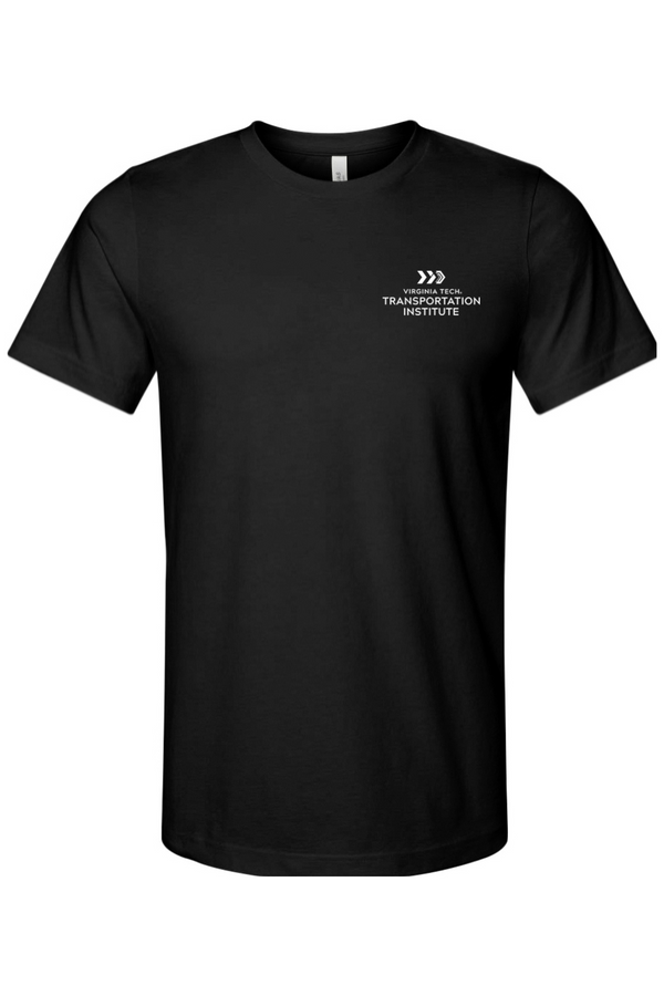 VTTI Chevron with VT Sleeve Logo: ADULT Ringspun Jersey Tee (Printed)
