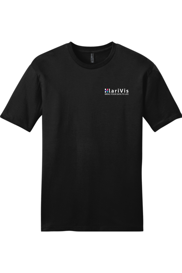 KlariVis: ADULT SoftSpun Tee (with Sleeve Logo)