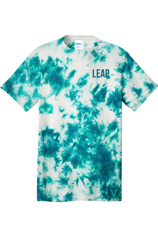 Leap: ADULT Crystal Tie-Dye Tee (Embroidered)