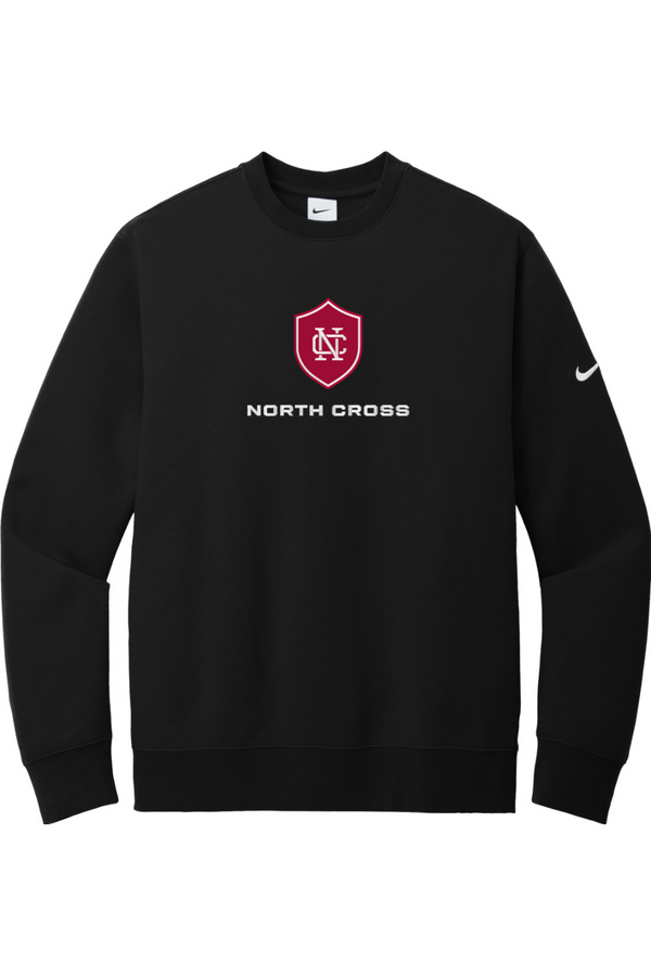 North Cross: Nike ADULT Club Fleece Crew (FullFront Embroidery)