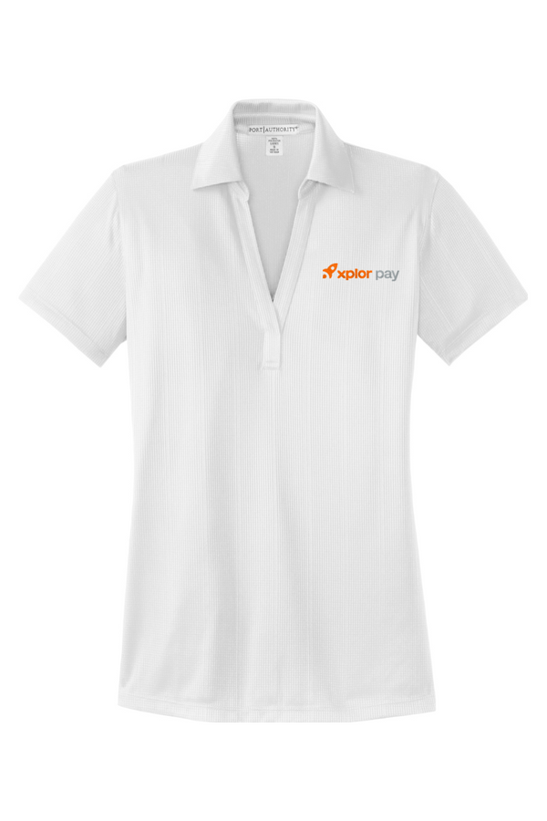 Xplor Pay: Port LADIES Fine Jacquard Performance Polo (Embroidered)