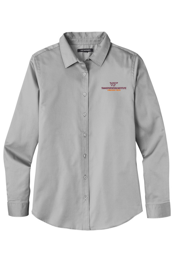 VTTI: LADIES Long Sleeve Pro-Blend Twill Shirt (Embroidered)