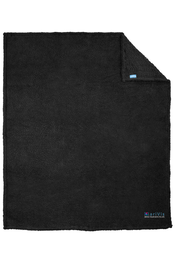 KlariVis: Cozy Sherpa Fleece Blanket