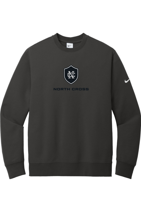 North Cross: Nike ADULT Club Fleece Crew (FullFront Embroidery)
