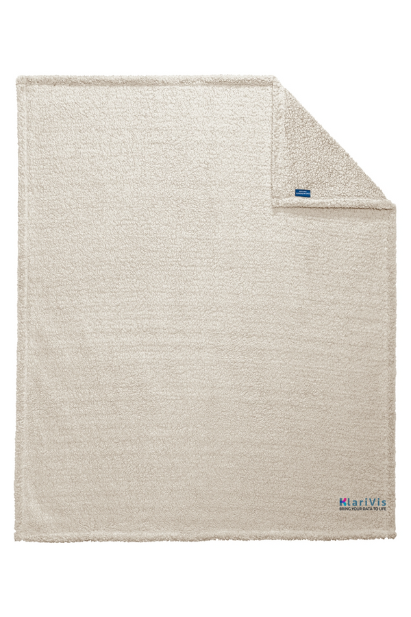 KlariVis: Cozy Sherpa Fleece Blanket
