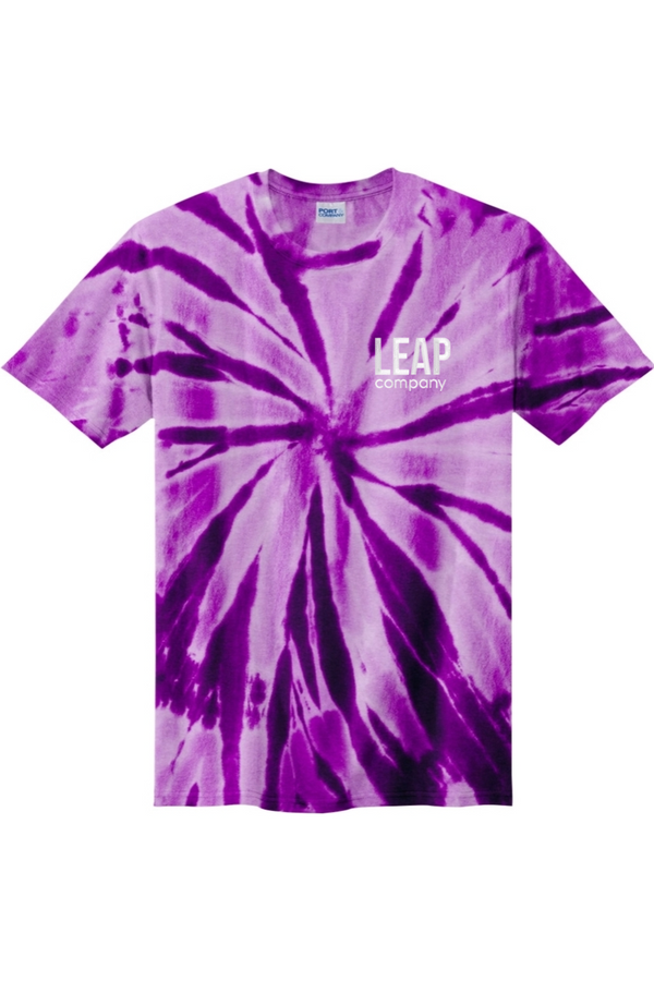 Leap: YOUTH Tie-Dye Tee (Embroidered)