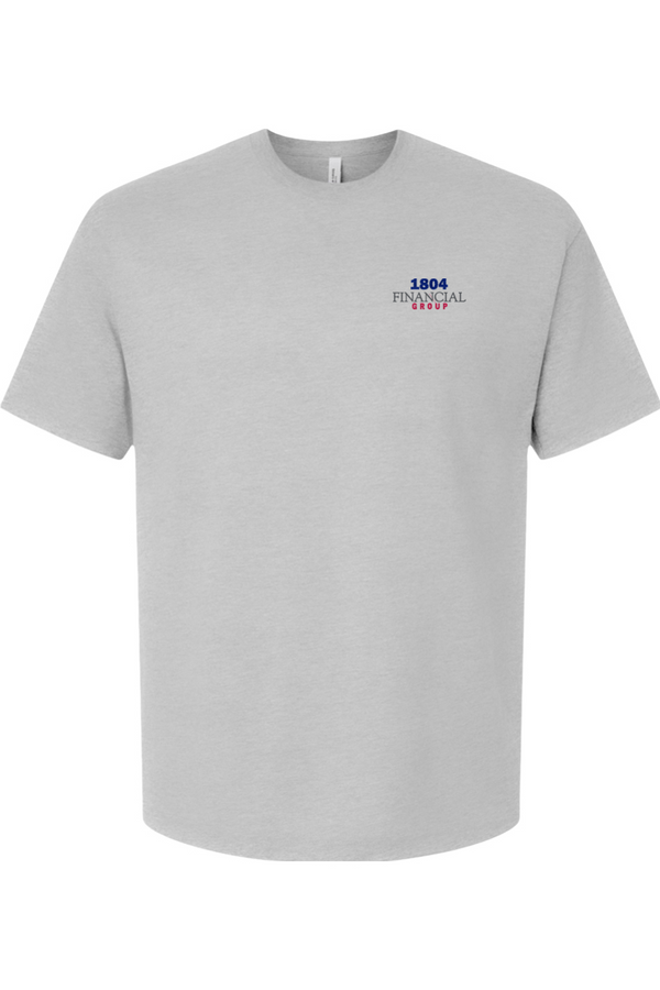 1804: ADULT 6 oz. Heavyweight Ringspun Tee (Embroidered)