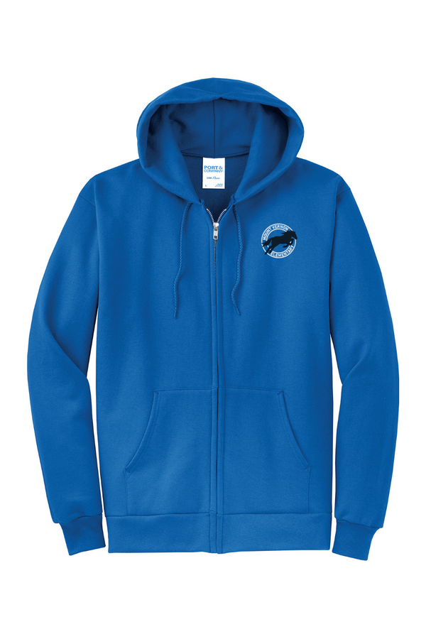 MVES: ADULT Fleece Full-Zip Hooded Sweatshirt