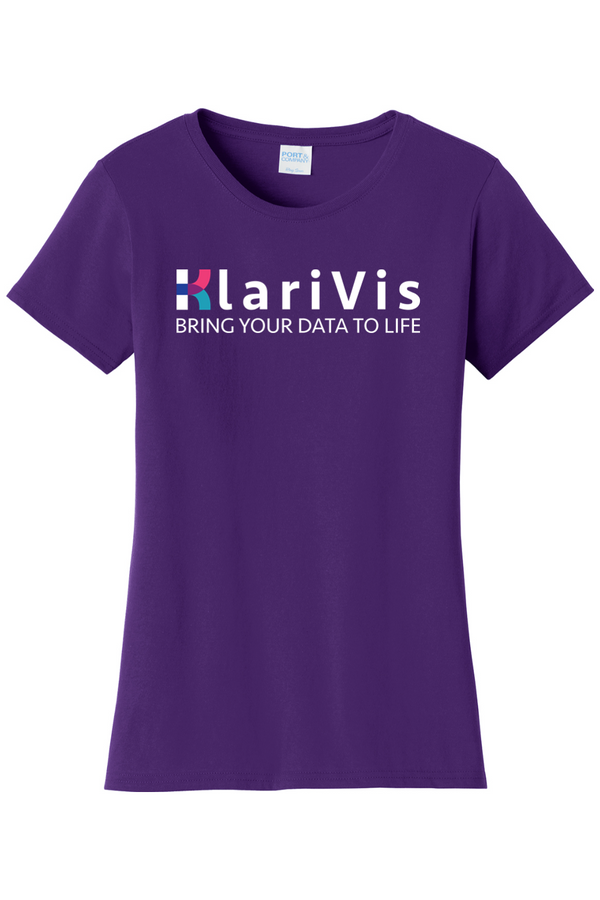 KlariVis: LADIES Ringspun Tee (Printed)