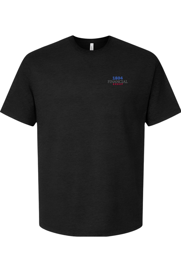 1804: ADULT 6 oz. Heavyweight Ringspun Tee (Embroidered)
