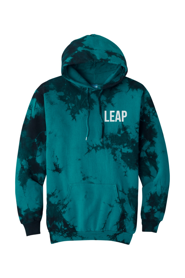 Leap: ADULT Crystal Tie-Dye Pullover Hoodie (Embroidered)