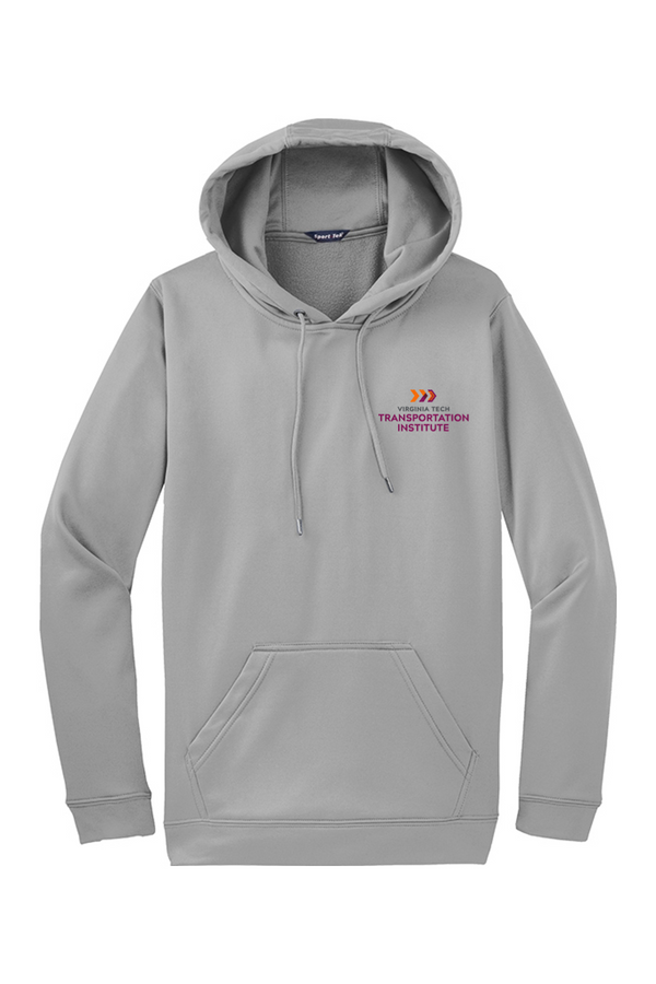 VTTI Chevron with VT Sleeve Logo: ADULT Sport-Wick Fleece Hooded Pullover (Embroidered)