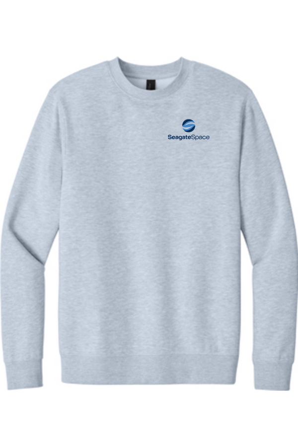 Seagate Space: ADULT SoftSpun Fleece Crewneck Sweatshirt (Embroidered)