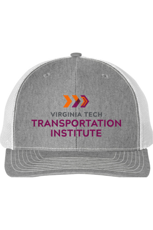 VTTI with VT Side Logo: Richardson Snapback Trucker Cap (Embroidered)