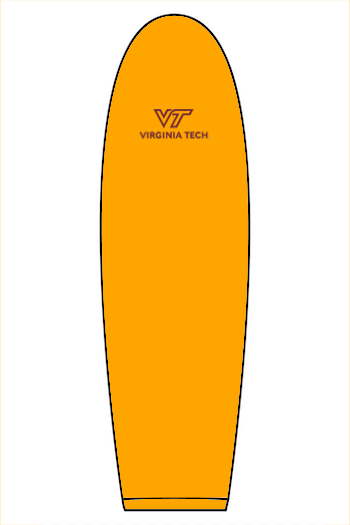 VTTI Chevron with VT Sleeve Logo: ADULT Heavy Blend Fleece Sweatshirt (FullFront Embroidery)