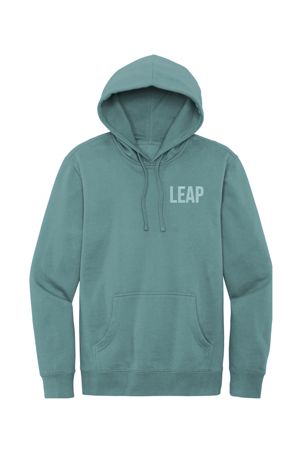 Leap: ADULT Tone-on-Tone SoftSpun Fleece Hoodie (Embroidered)