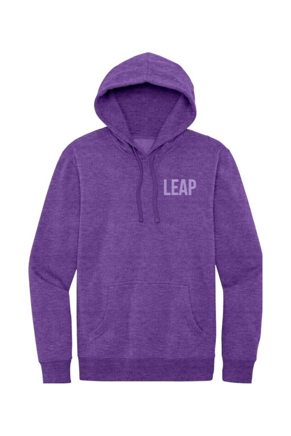 Leap: ADULT Tone-on-Tone SoftSpun Fleece Hoodie (Embroidered)