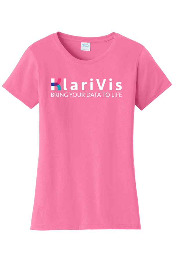 KlariVis: LADIES Ringspun Tee (Printed)