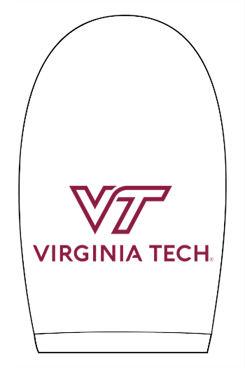 VTTI Chevron with VT Sleeve Logo: ADULT Ringspun Jersey Tee (Printed)
