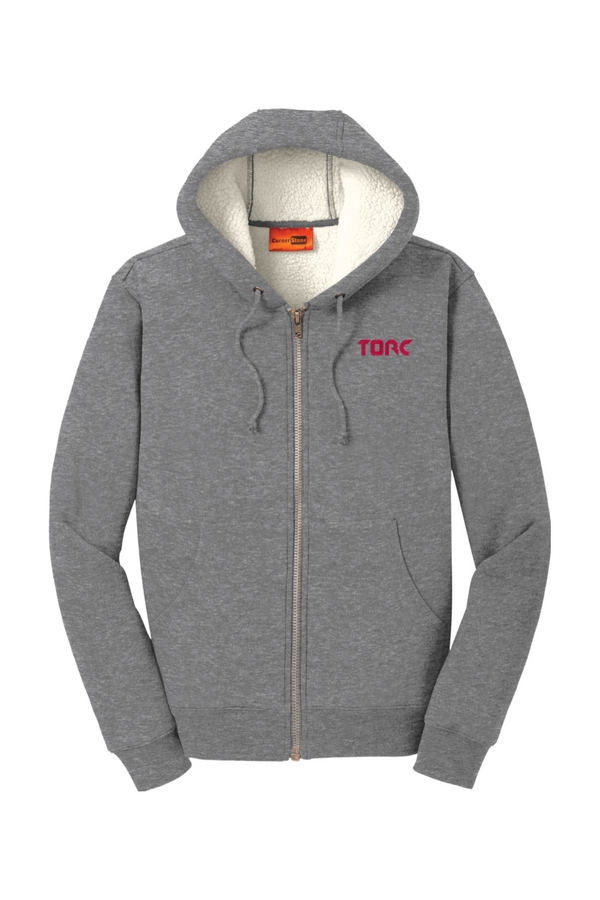 Torc: ADULT Heavyweight Sherpa-Lined Hooded Fleece Jacket (Embroidered)