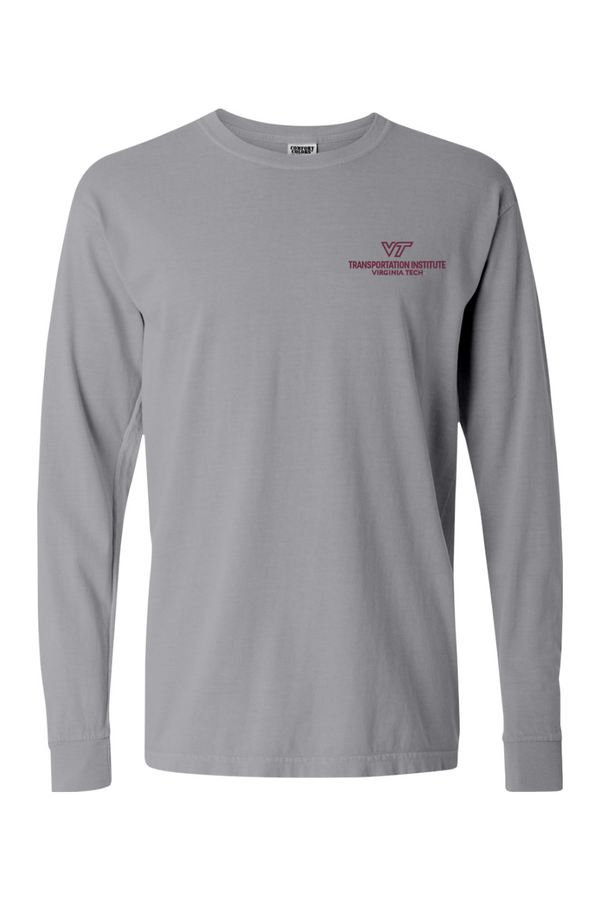 VTTI Chevron: ADULT Comfort Colors Ringspun Long Sleeve Tee (Embroidered)
