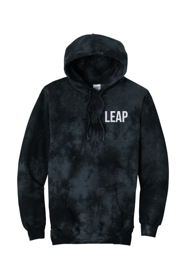 Leap: ADULT Crystal Tie-Dye Pullover Hoodie (Embroidered)