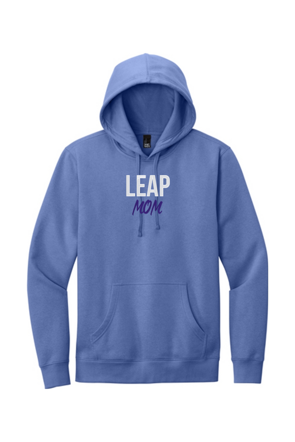 Leap Mom: ADULT Ringspun Fleece Hoodie (Embroidered)