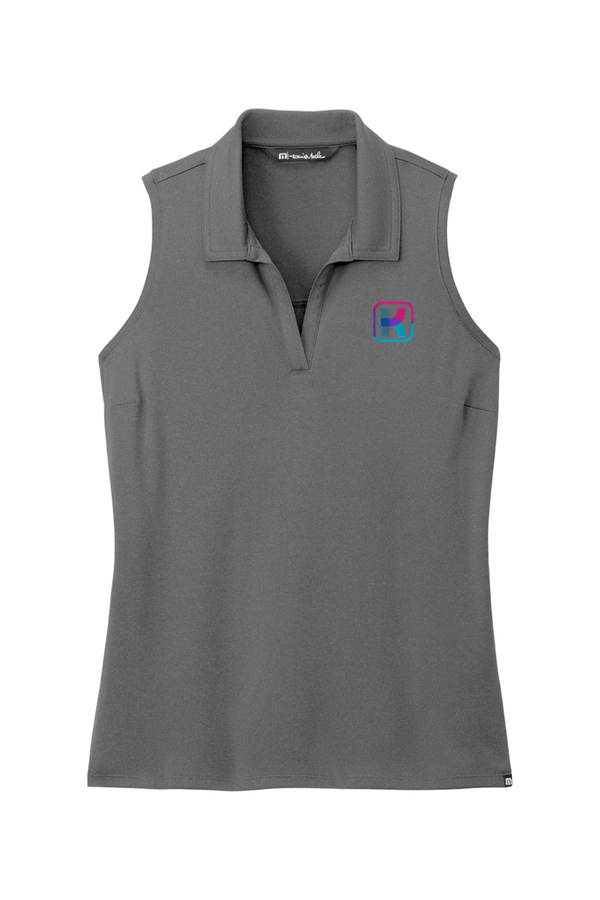 KlariVis: TravisMathew LADIES Coto Performance Sleeveless Polo (Embroidered)