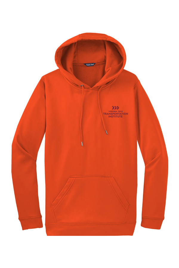 VTTI Chevron with VT Sleeve Logo: ADULT Sport-Wick Fleece Hooded Pullover (Embroidered)