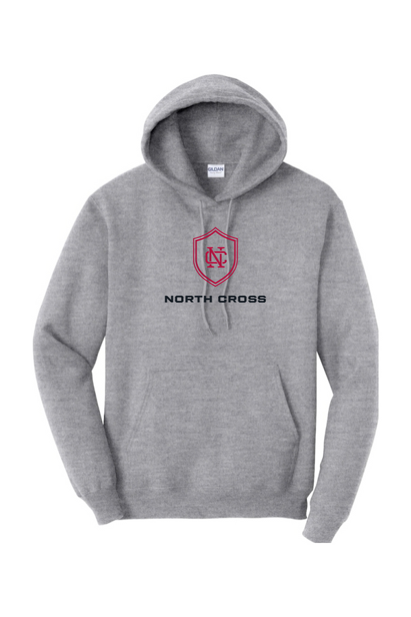 North Cross: ADULT Heavy Hooded Sweatshirt (FullFront Embroidery)