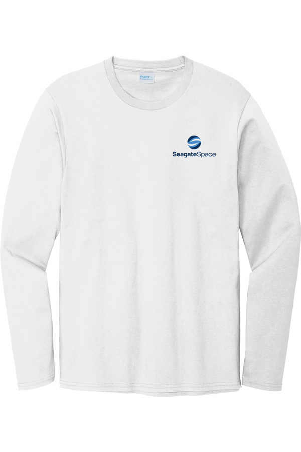 Seagate Space: ADULT Cozy Long Sleeve Ringspun Tee (Embroidered)
