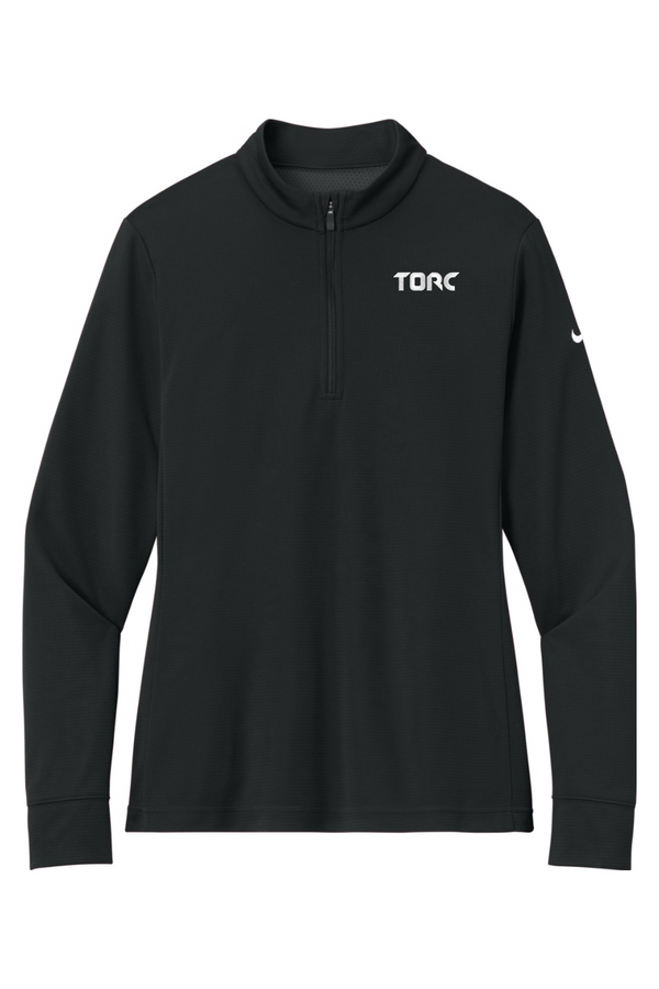 Torc: Nike LADIES Essential 1/2-Zip Cover-Up (Embroidered)