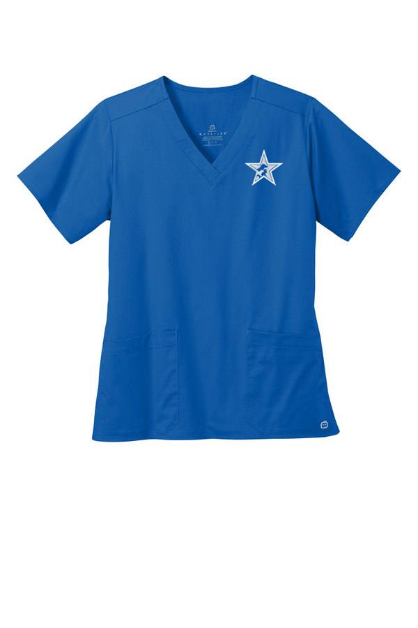 RAH: Wink Women’s WorkFlex V-Neck Top (Embroidered)