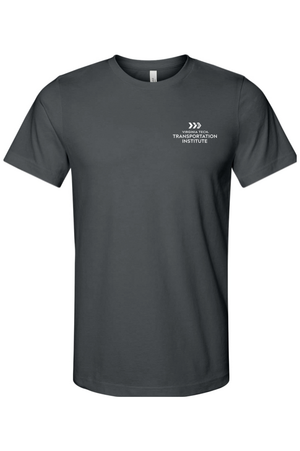 VTTI Chevron with VT Sleeve Logo: ADULT Ringspun Jersey Tee (Printed)