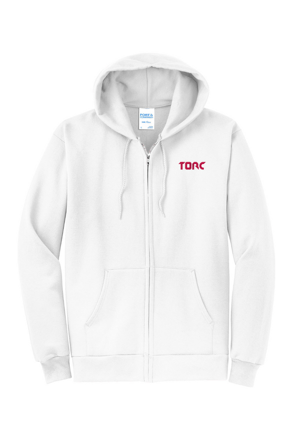 Torc: Classic Fleece Full-Zip Hooded Sweatshirt