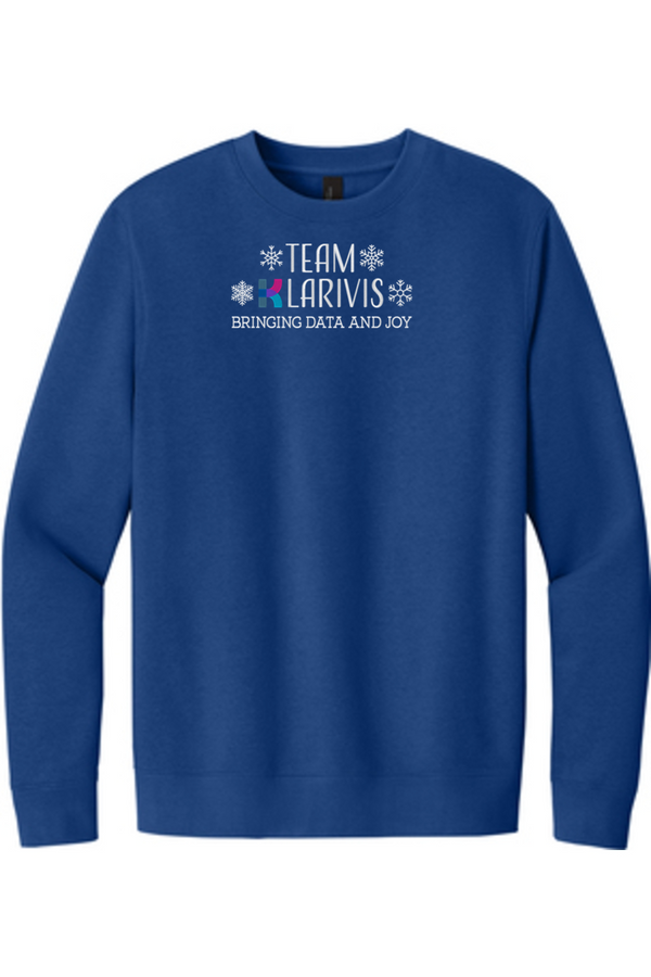 KlariVis Holiday: ADULT SoftSpun Fleece Crewneck Sweatshirt (Embroidered)
