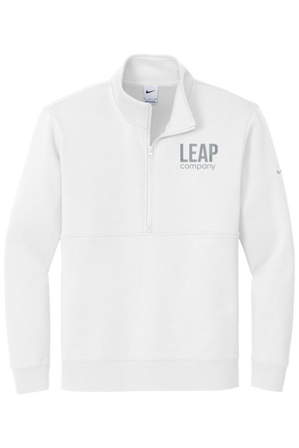 Leap: Nike ADULT Fleece 1/2-Zip (Embroidered)
