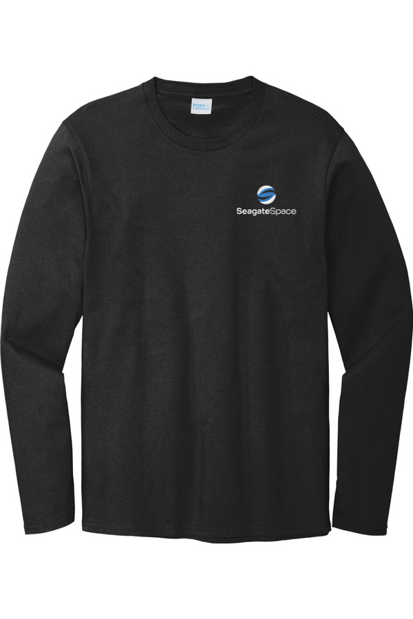 Seagate Space: ADULT Cozy Long Sleeve Ringspun Tee (Embroidered)
