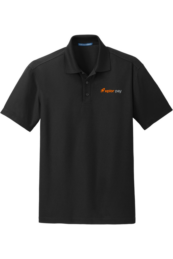 Xplor Pay: ADULT Dry-Wick Grid-Texture Performance Polo (Embroidered)