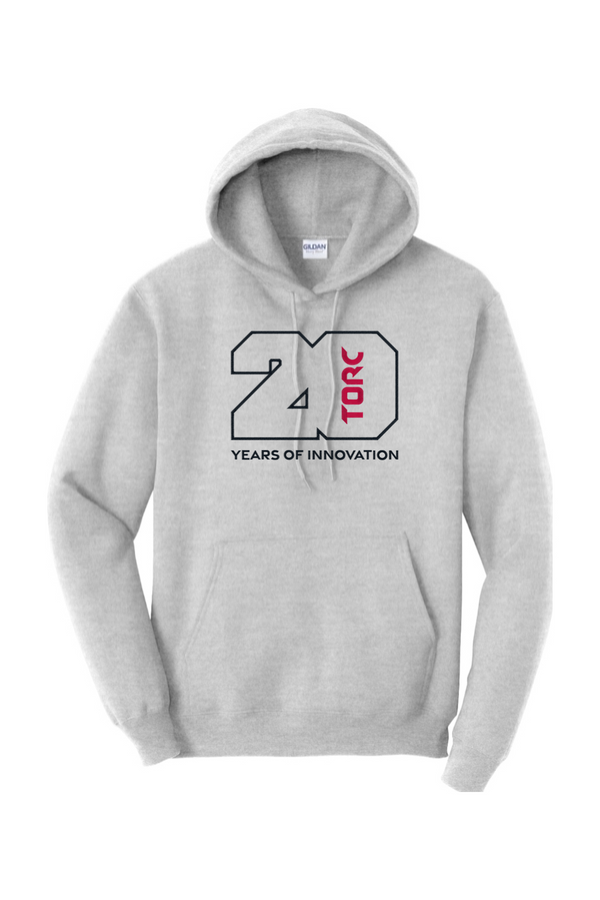 Torc 20th: ADULT Heavy Hooded Sweatshirt (FullFront Embroidery)