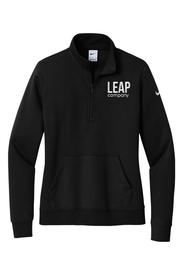 Leap: Nike LADIES Fleece 1/2-Zip (Embroidered)
