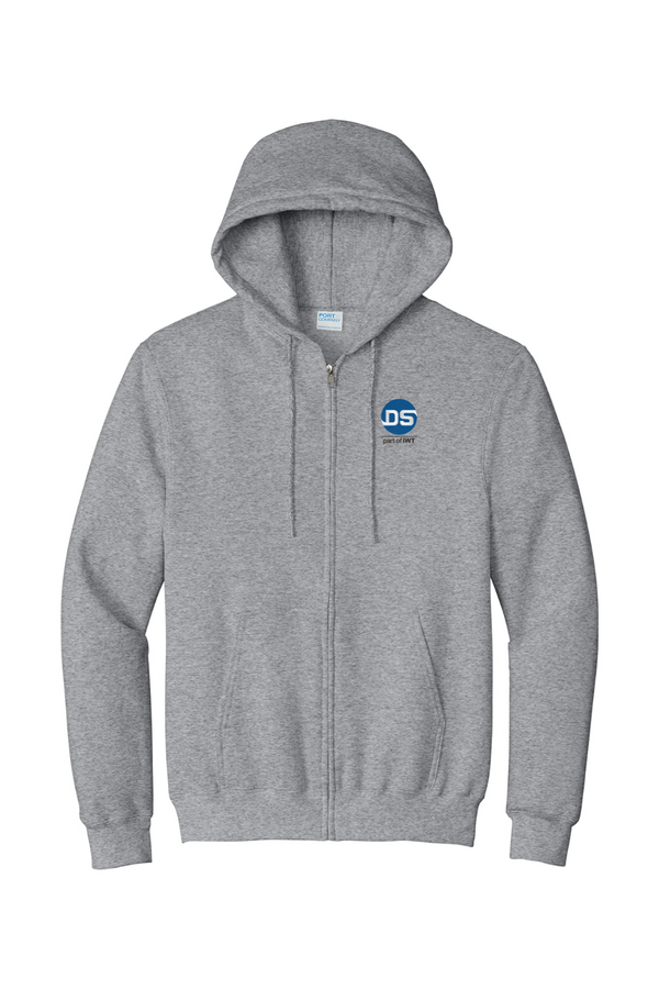 DS/IWT: ADULT Classic Fleece Full-Zip Hooded Sweatshirt (Embroidered)