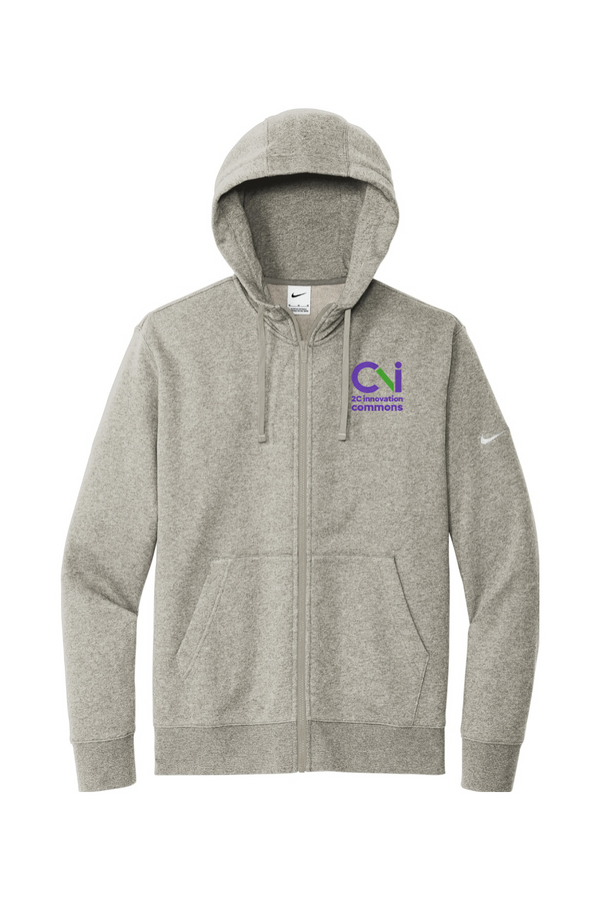 2C: Nike ADULT Fleece Full-Zip Hoodie (Embroidered)